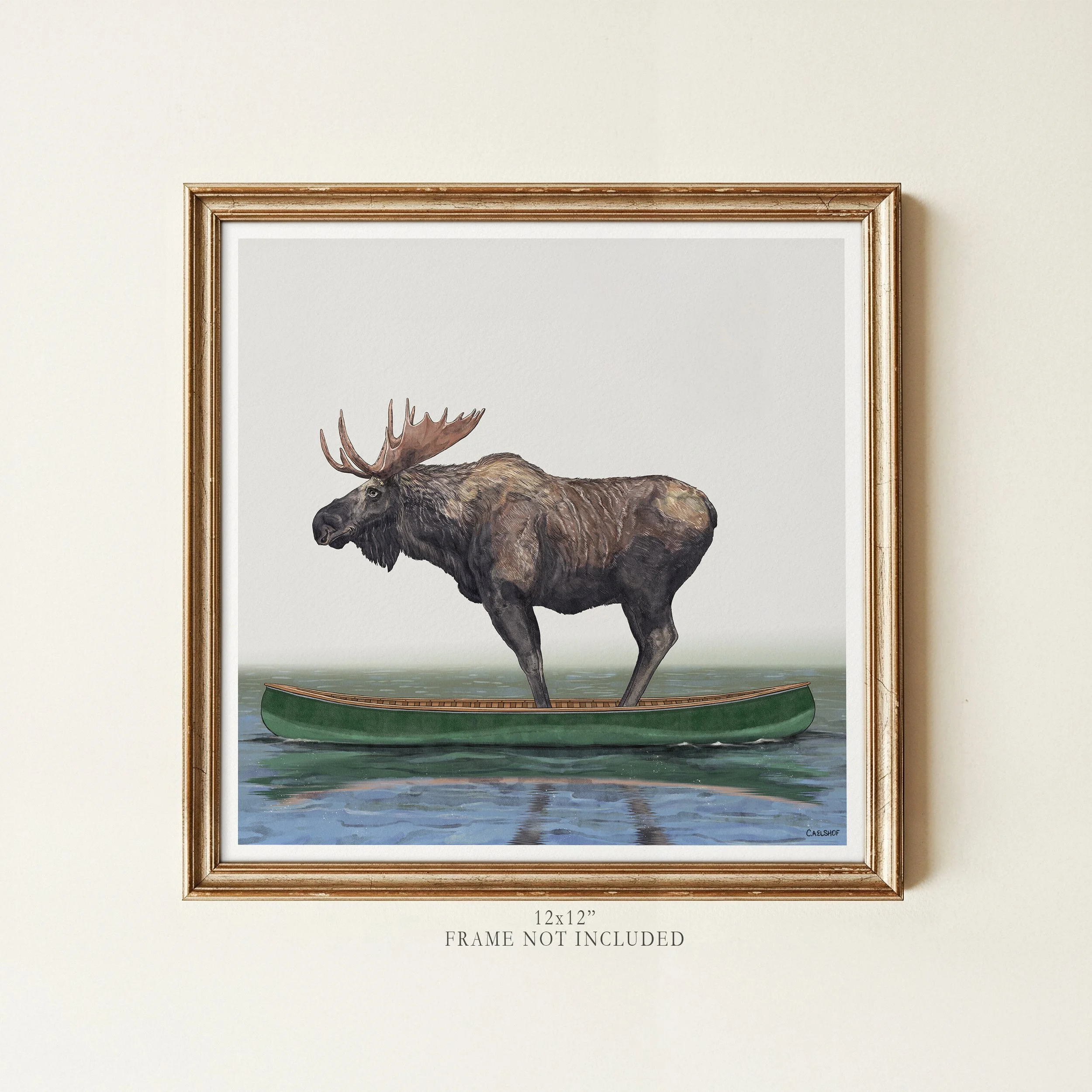 moose_in_canoe-12x12-framed.jpg