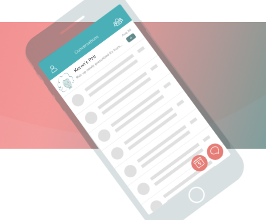 Your PHI digital binder on the Karen Mobile app.