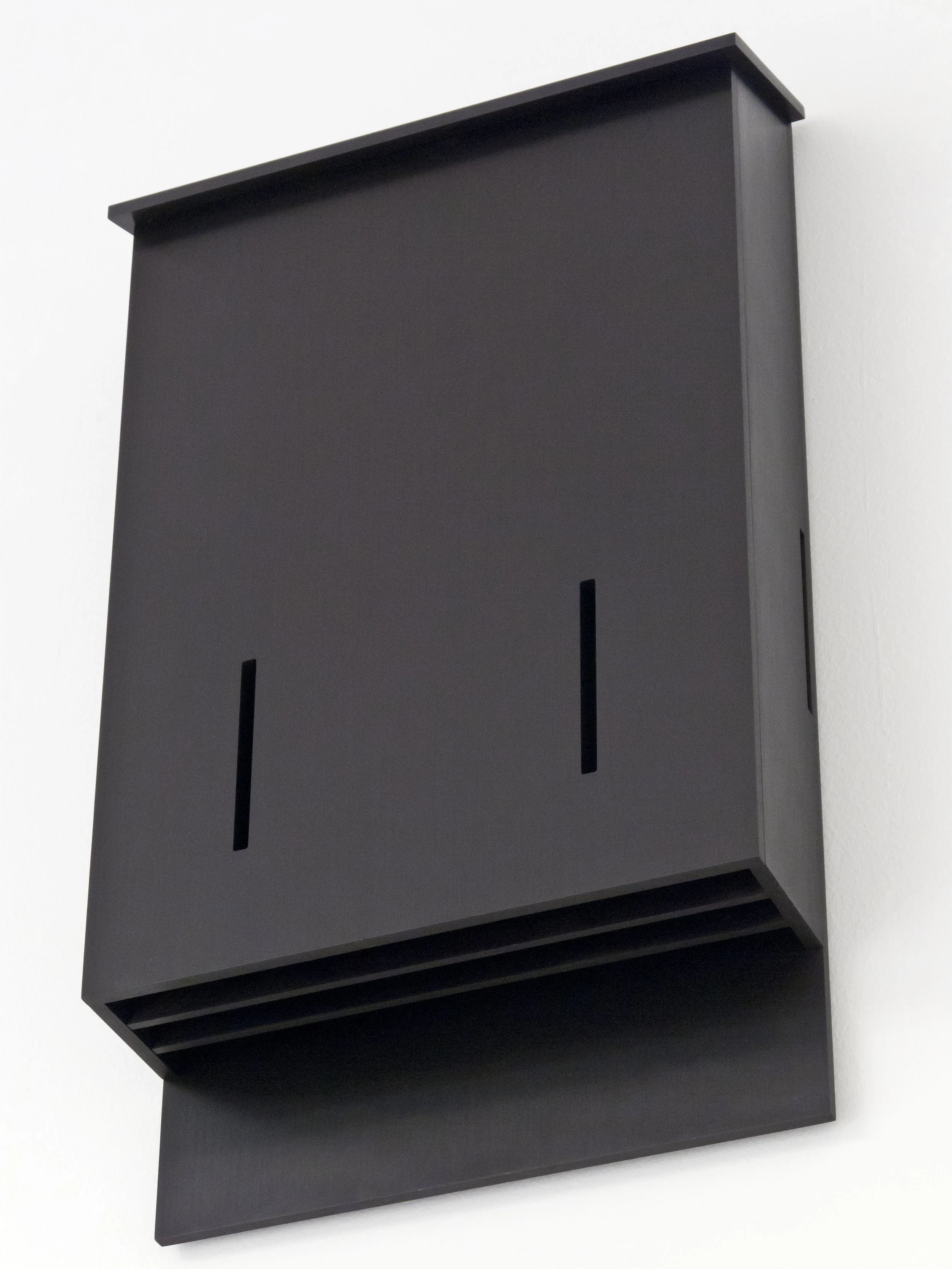 Bat House Prototype No. 1 , 2012 anodized aluminum 28-1/2 x 5-1/4 x 16-3/4 inches 72.4 x 13.3 x 42.5 cm Edition of 3, with 1 AP