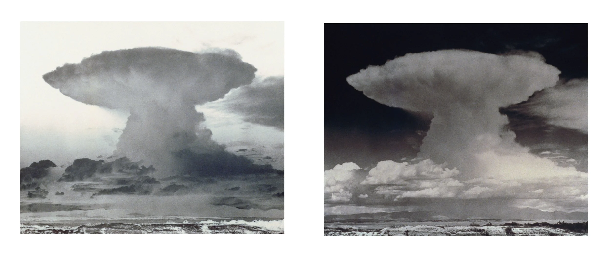 Plume , 2003/2015 archival inkjet prints 40-3/4 x 49-1/2 x 2-1/2 inches; 103.5 x 125.5 x 6.5 cm, each (framed separately) 40-3/4 x 101 inches; 103 x 256 cm (overall dimensions) Edition of 5