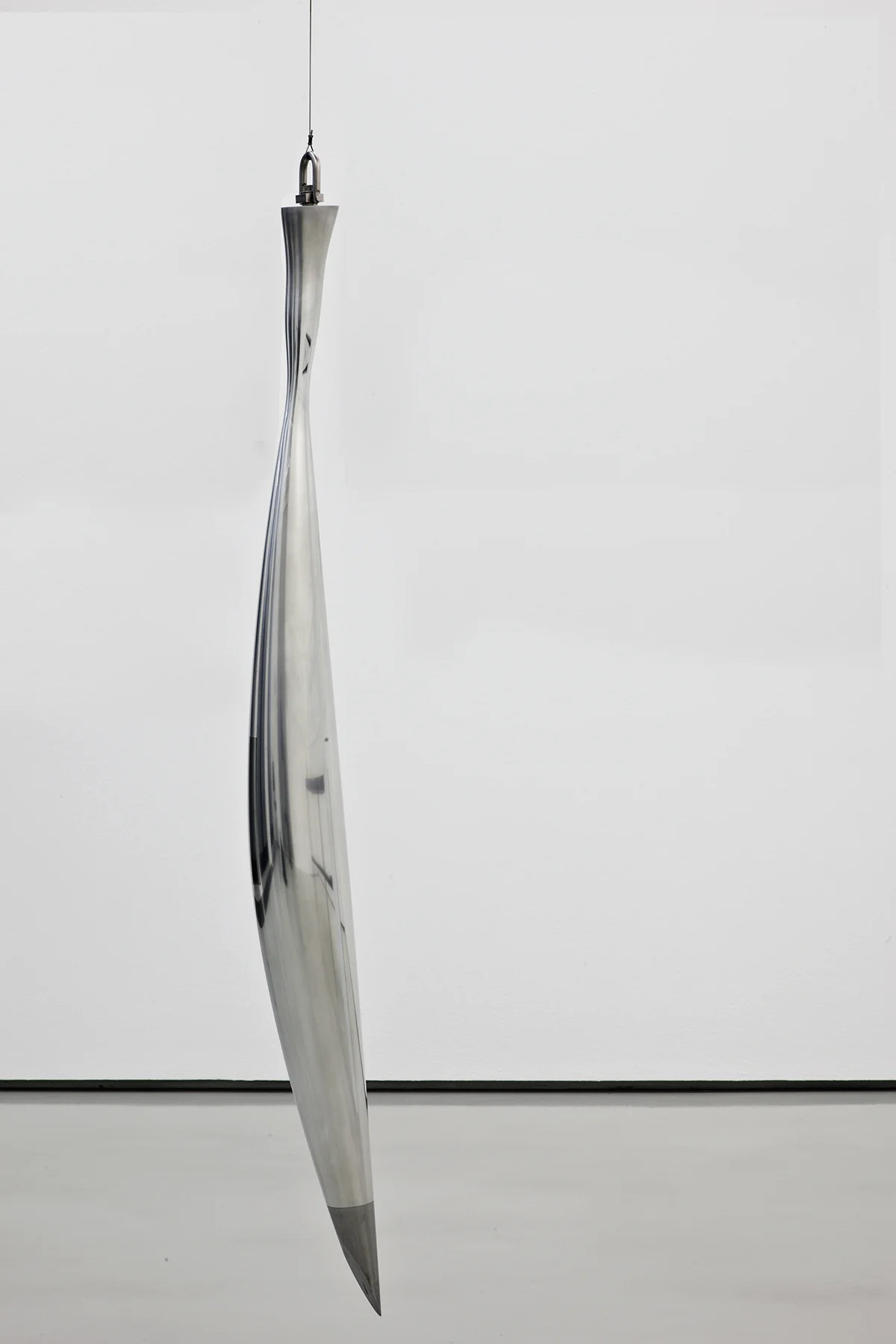 Bird in Space Prototype for Re-Entry , 2014 steel, aluminum 54 x 5 x 4 inches 137 x 12.5 x 10 cm Edition of 2, with 1 AP