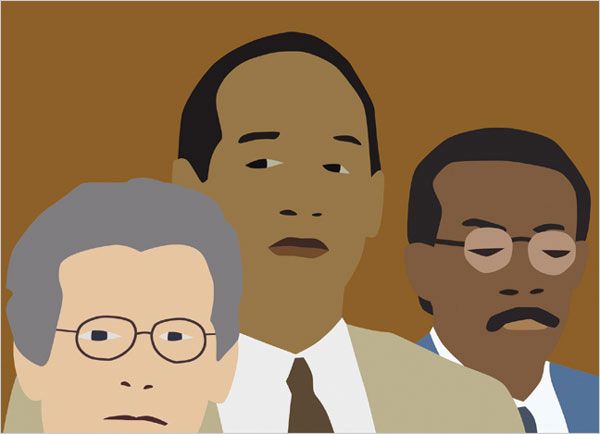Kota Ezawa, The Simpson Verdict (still), 2002