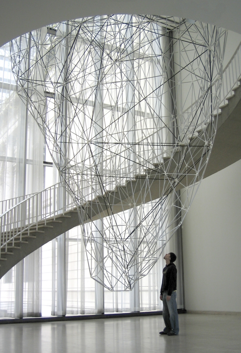Iñigo Manglano-Ovalle, Iceberg r11i01 , 2005, installation view, Art Institute of Chicago