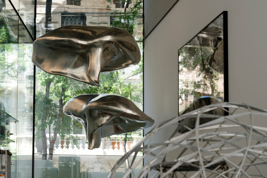 Installation view of Storm at the Norman Foster Foundation Pavilion