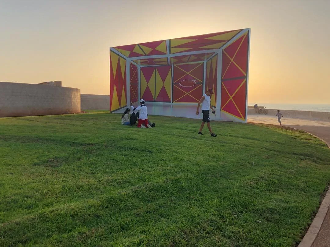 Installation view of Lucia Koch, Terrain de Proximité, 2019, Photo: Lucia Koch