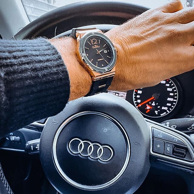 Always associate a luxury watch with your luxury car.