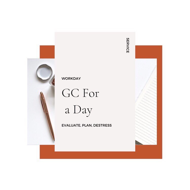 Businesses have it tough...in-house legal counsel is expensive, and web service counsel is impersonal and incomplete. 99% of the time all a business needs are (1) a review and (2) an action plan. Our GC For a Day package gives you both...and peace of