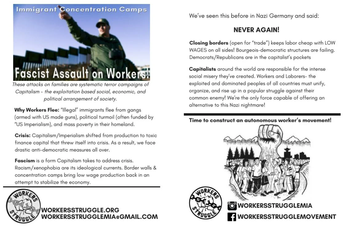 Immigrant Concentration Camps – Fascist Assault on Workers!