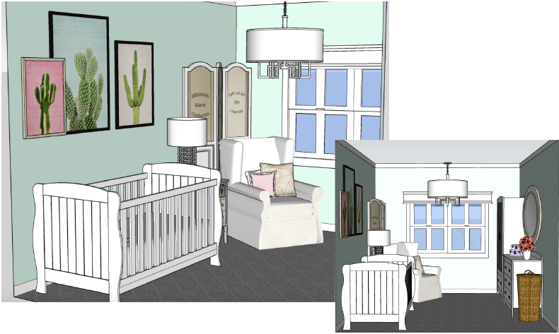   Interior Design: Baby Room  A nursery fit for a Southwest princess. 