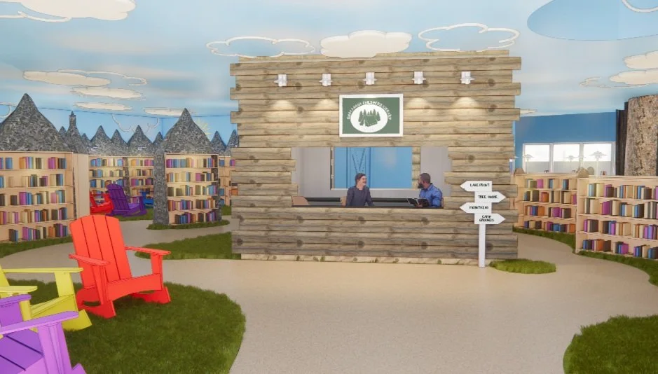 Main Entry to Reception Desk