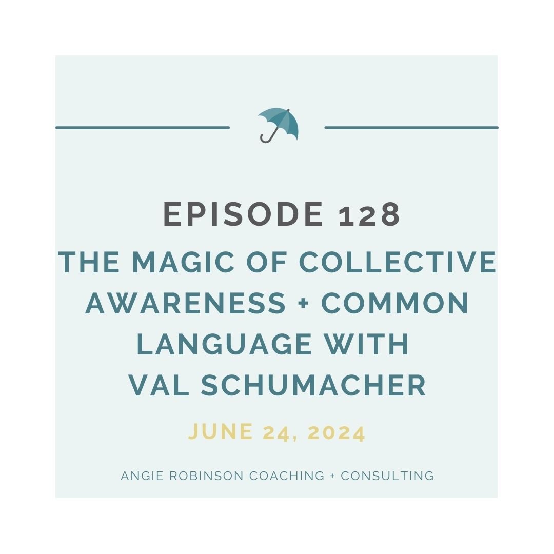EP128:  The Magic of Collective Awareness + Common Language with Val Schumacher