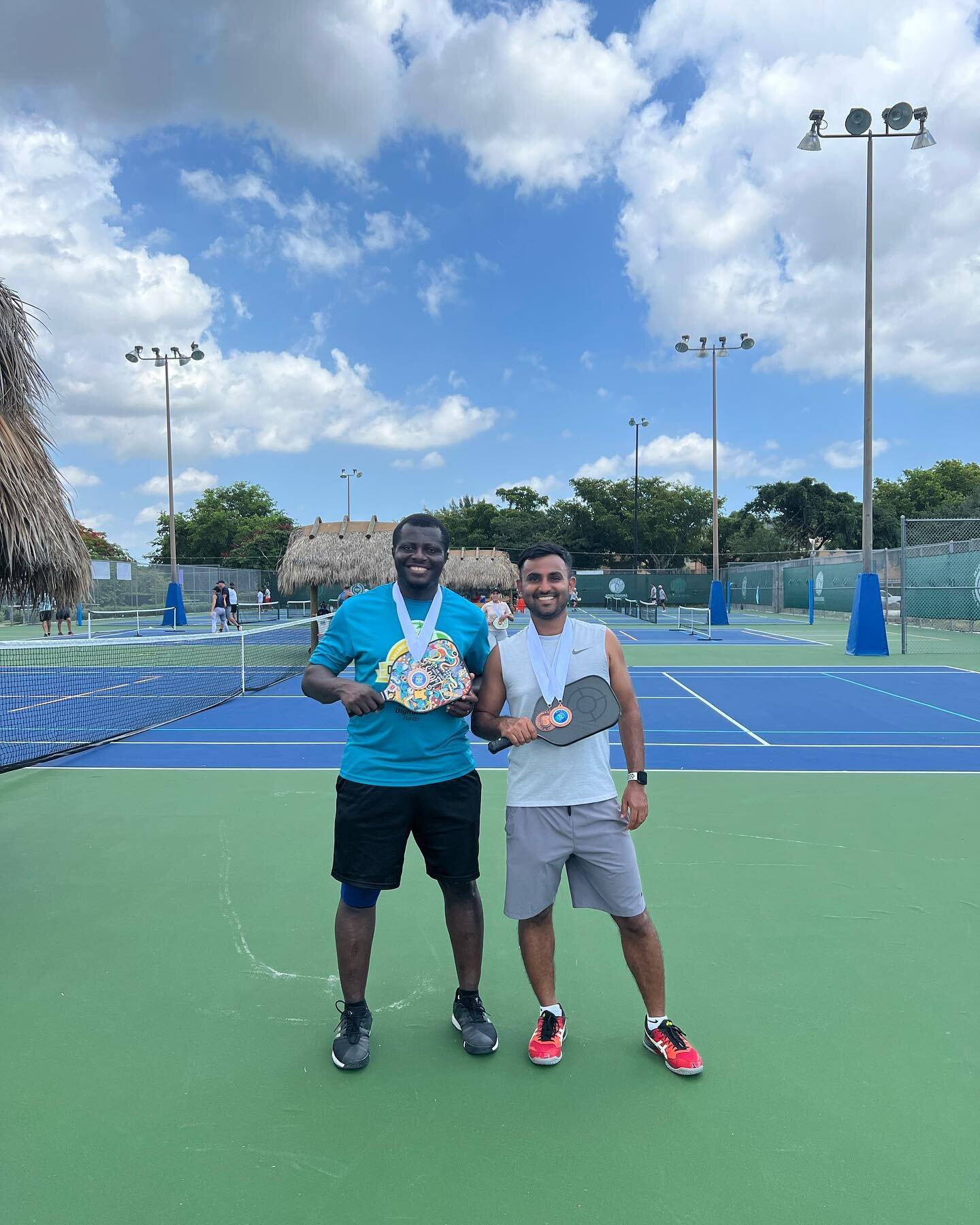 Won 2 bronze 🥉🥉in my first pickleball tournament. Doubles and mixed doubles. So much fun!

#pickleball #tournament #pickleballislife #pickleballtournament #keepwinning #30000steps #miamipickleball #305 #305pickleballseries #keephustling #dink @davi