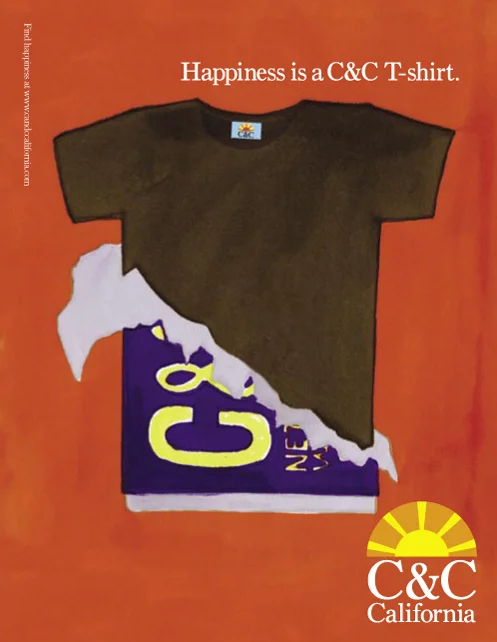 Chocolate Bar Print Ad