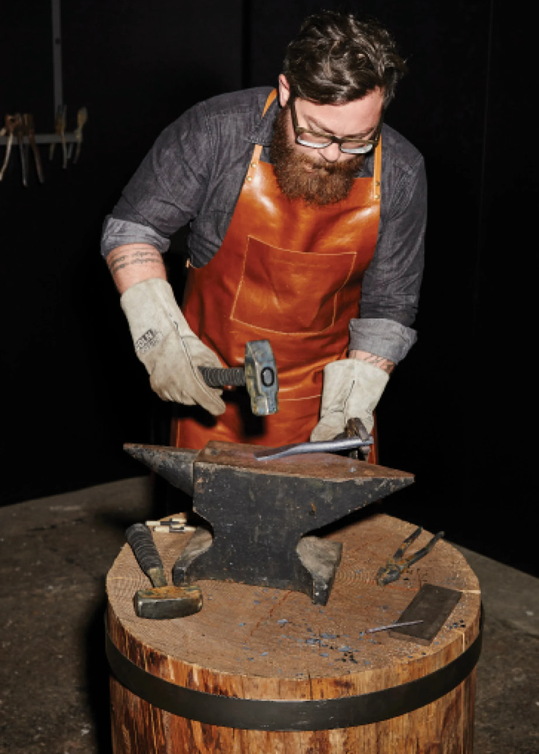 Blacksmith Showcasing Gaggenau's Heritage