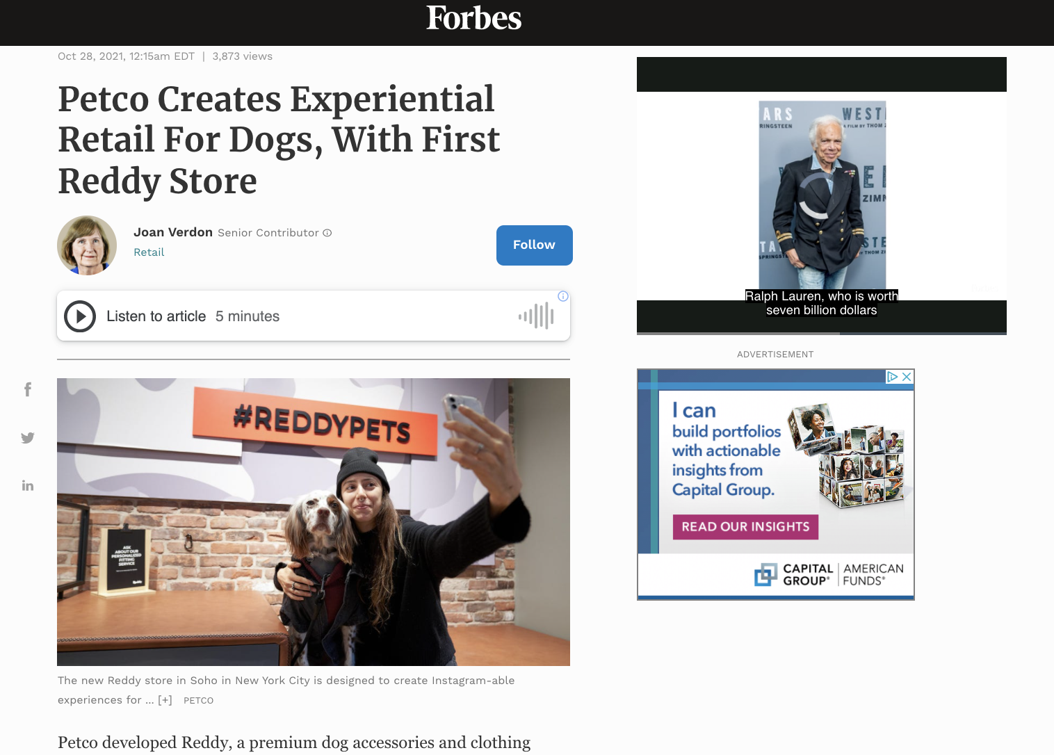Reddy Soho In Forbes