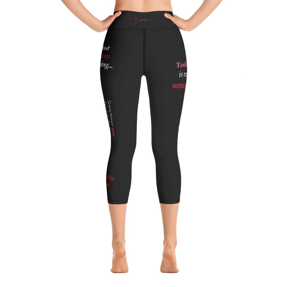 Print Yoga Capri Leggings w 