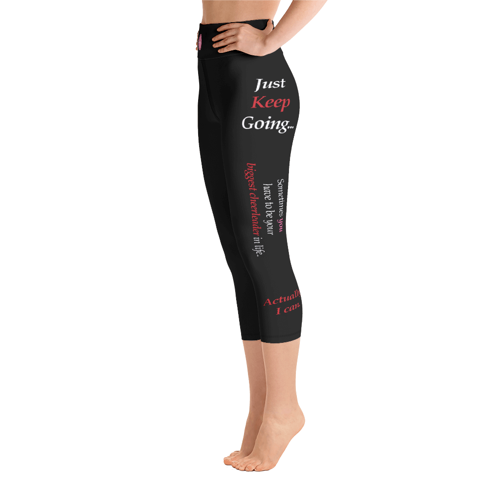 Print Yoga Capri Leggings w 