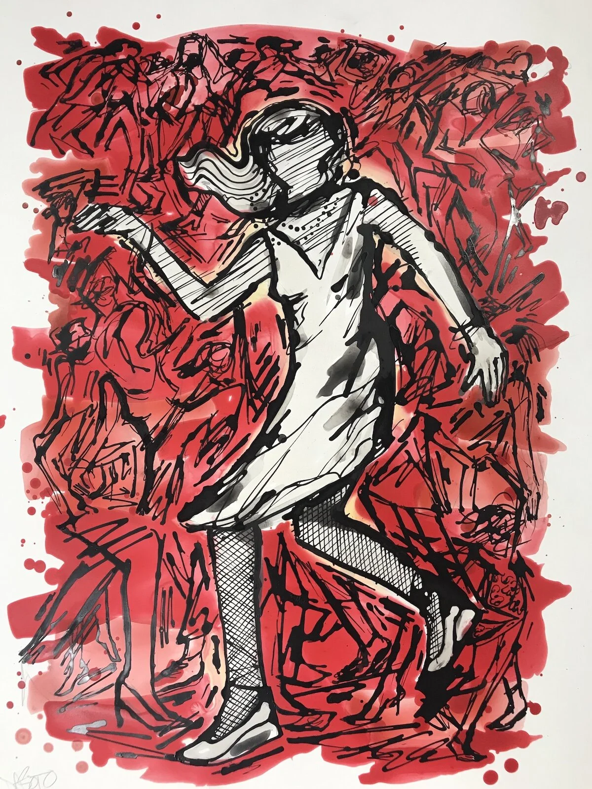 Dancer in Red