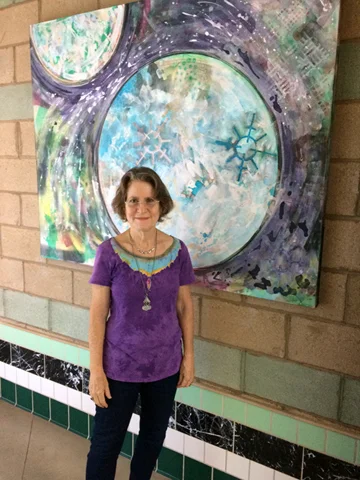 The integration of fine arts and interior design; that’s me, Roxane