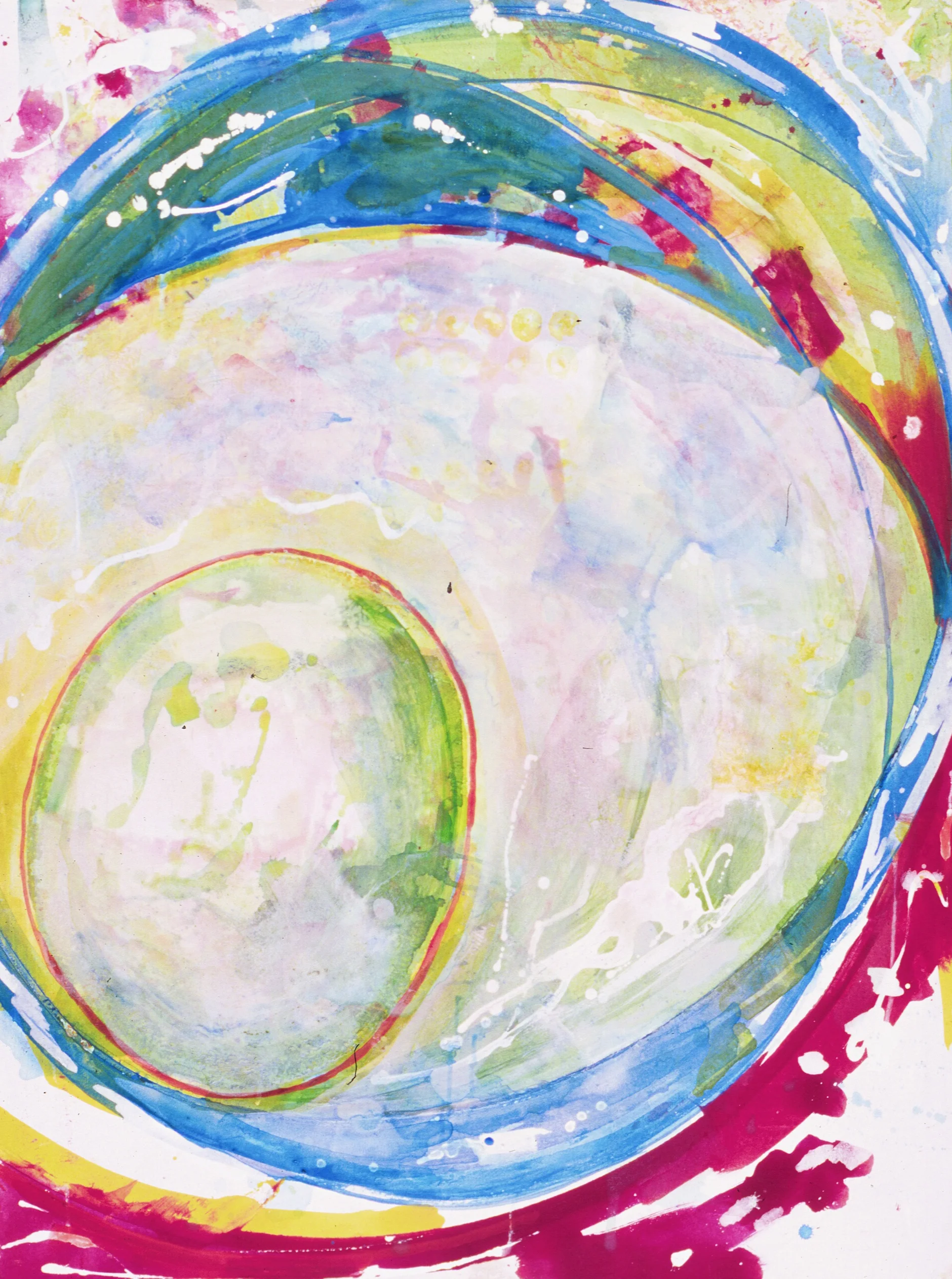 Orbit Acrylic on Canvas on Panel 48” x 36”
