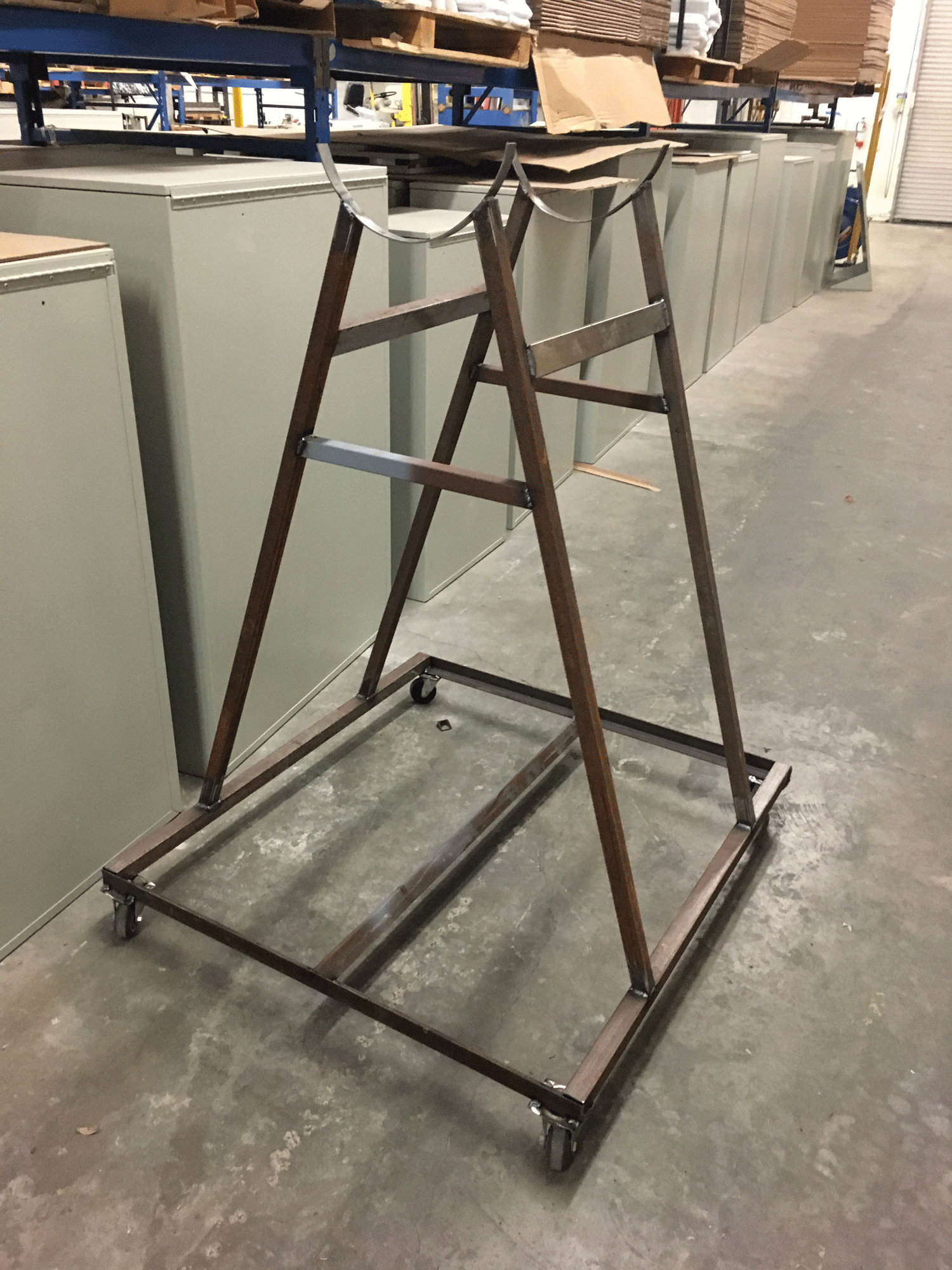 Here’s our Tesla motor stand. I am going to reach out to Elon to see if he wants to put an order in for several:)