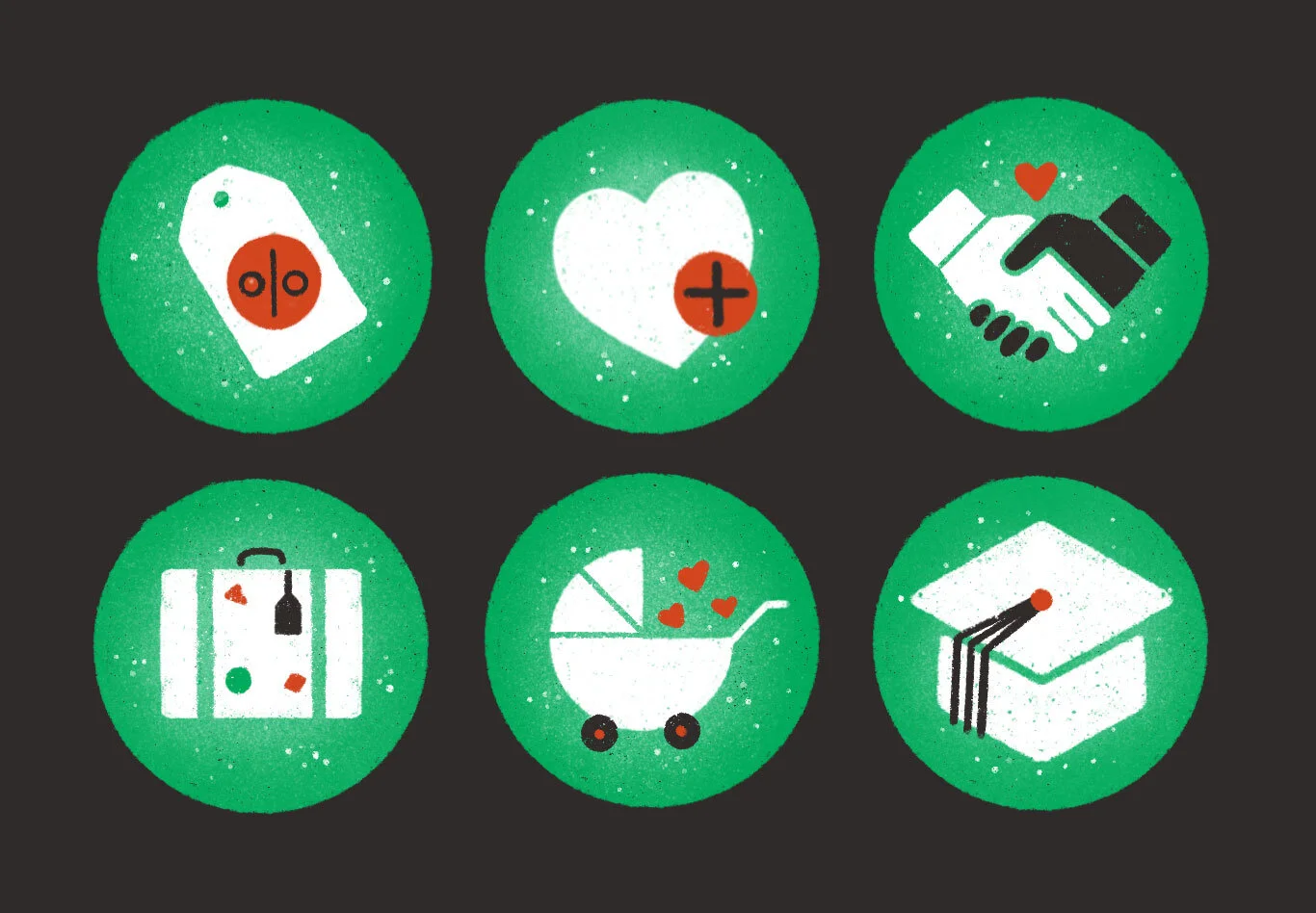 Icons created by Cambrea Bordner.