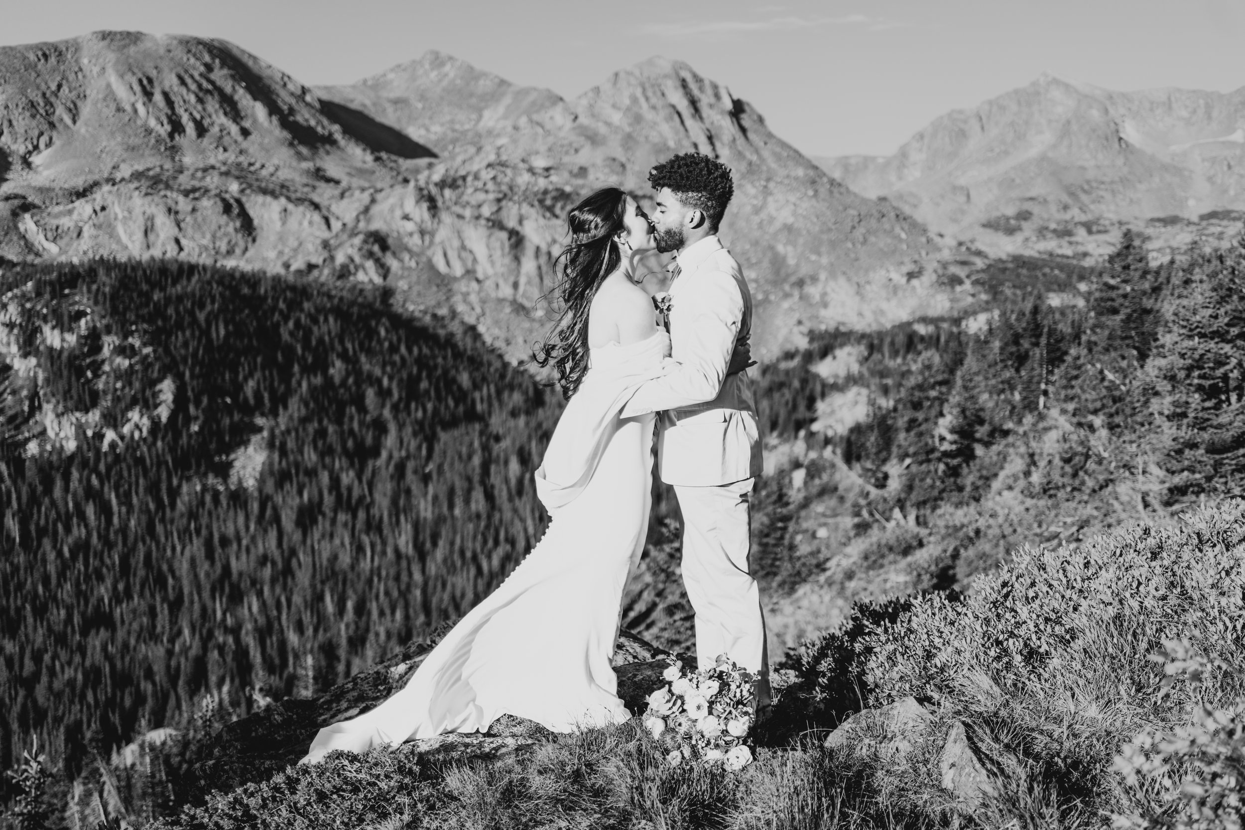 Jeneva and Leon - Indian Peaks - September 26 - Elopement - Black and White 2.jpg
