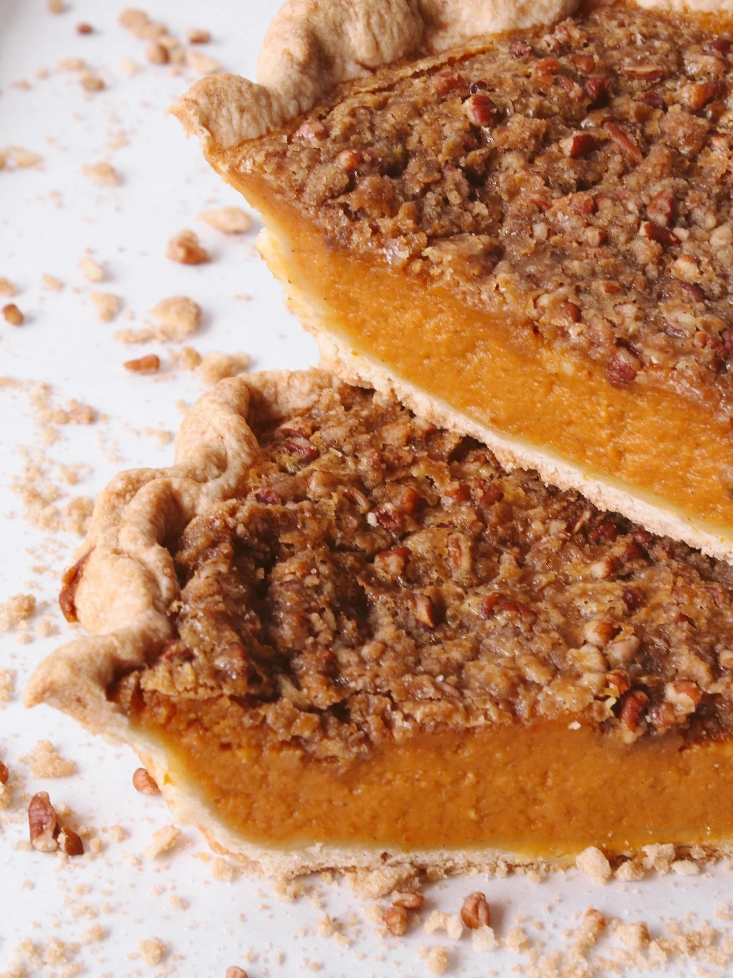 All of our Thanksgiving pie preorders are booked up (TYSM!) but have no fear!!! If you didn&rsquo;t claim a spot for the preorder, you can still grab one in our bakery the week of Thanksgiving! We will have a limited amount in our case each day for p