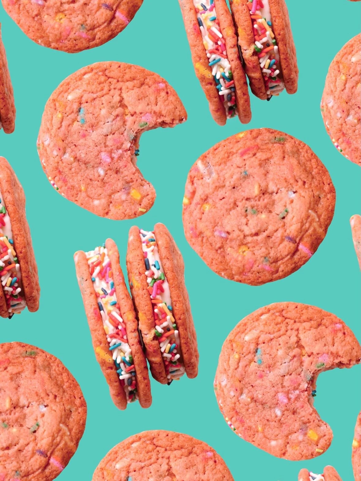 IT&rsquo;S OUR BDAY MONTH AHHH 🥳🎉🥹
You guys loved the birthday sandwich cookies last May so we knew we wanted to bring them back for our 8th birthday this year!! ⚡️ These guys are two giant soft sugar cookies sandwiched with vanilla buttercream! T