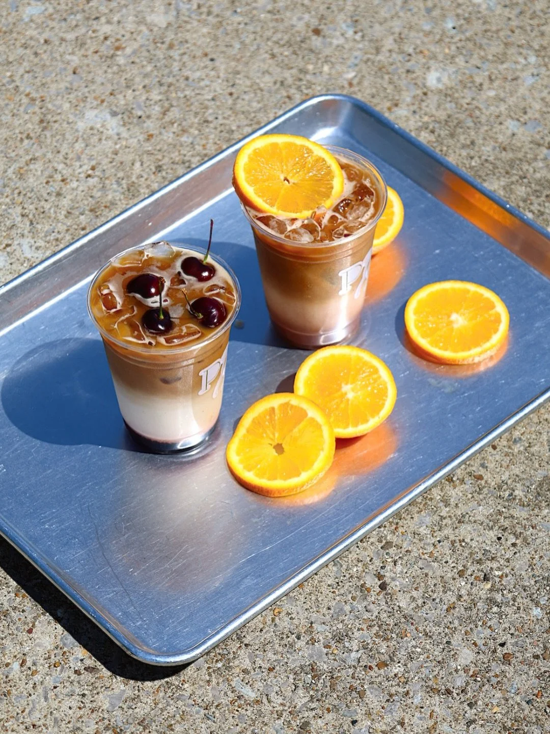 PRIMROASTERS SUMMER MENU! HOT OR ICED! AVAILABLE EVERY THURS-SAT! <3 🍊⚡️🍒