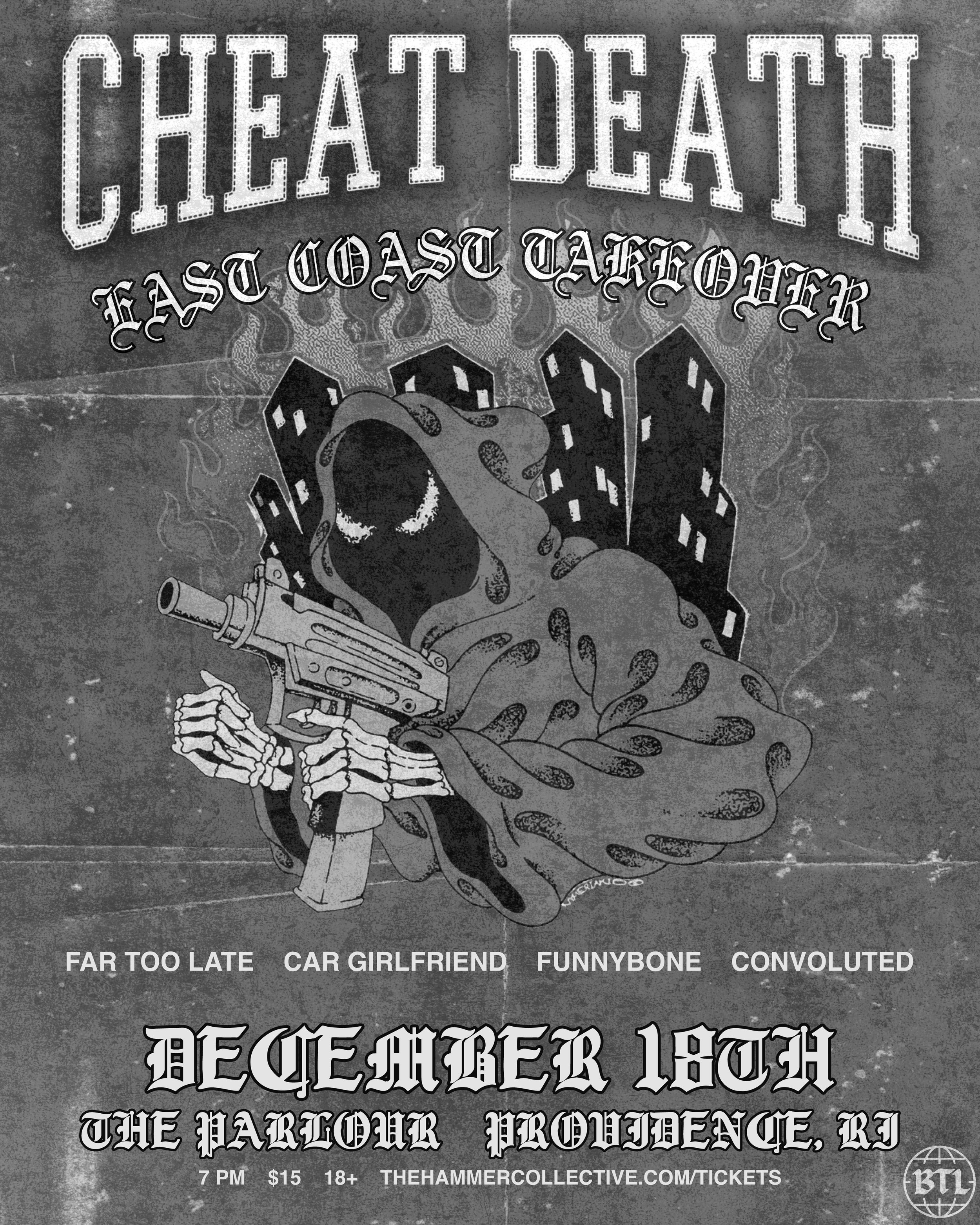 Cheat Death / Far Too Late / Car Girlfriend / Funnybone / Convoluted