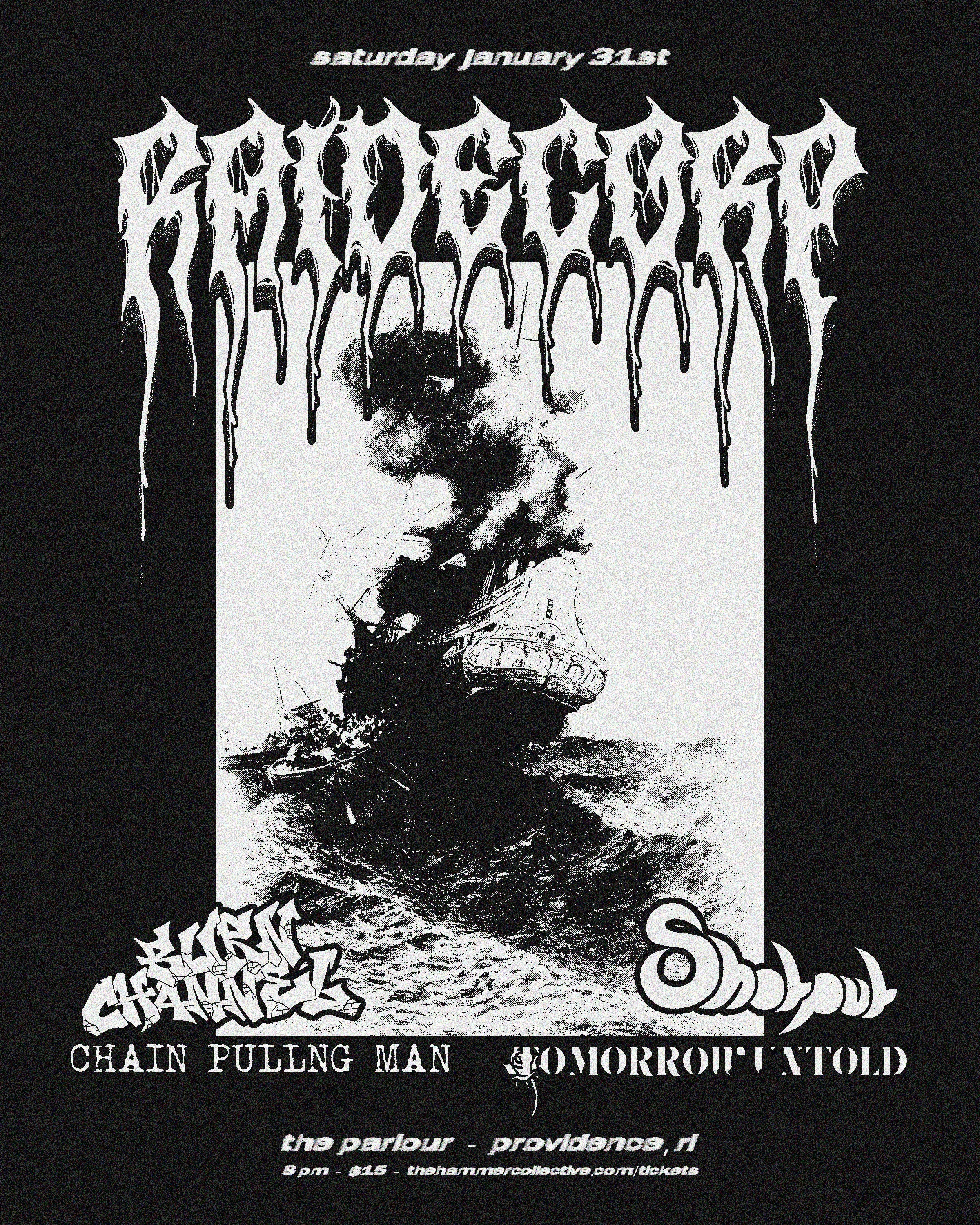 RAIDE / Burn Channel / Chain Pulling Man / Tomorrow Untold / Shotput