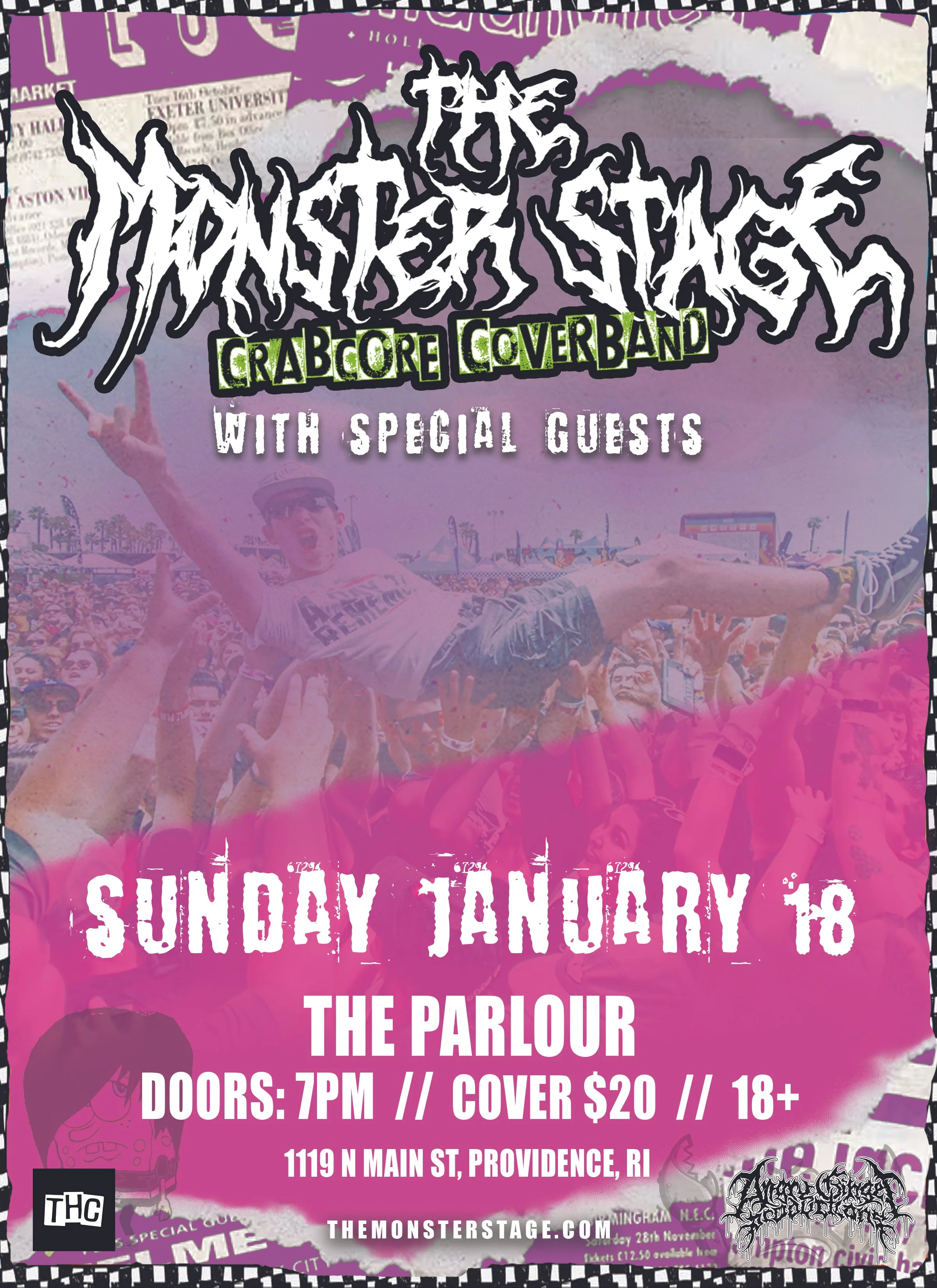 The Monster Stage: Crabcore cover band