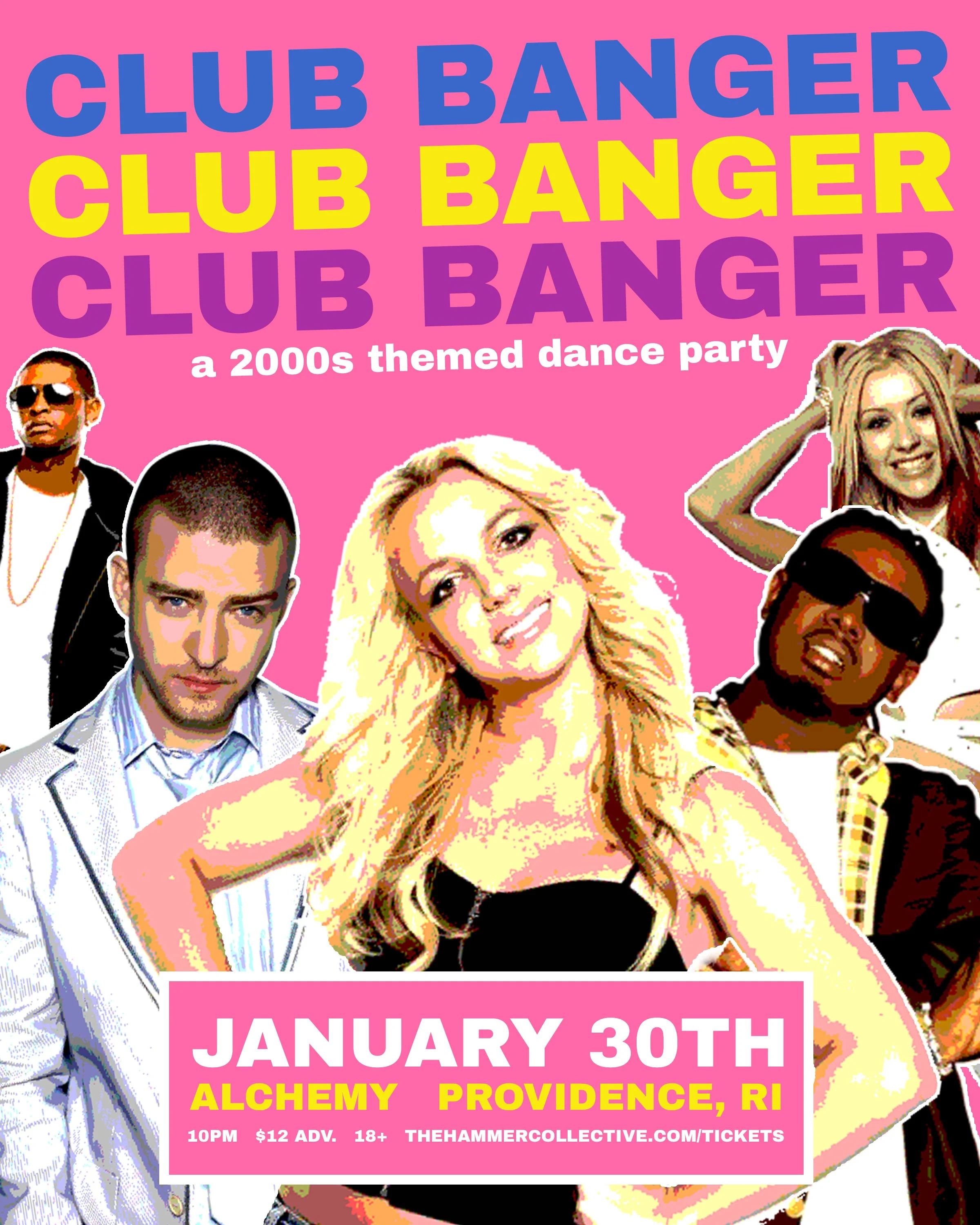 Club Banger: a 2000s themed dance party