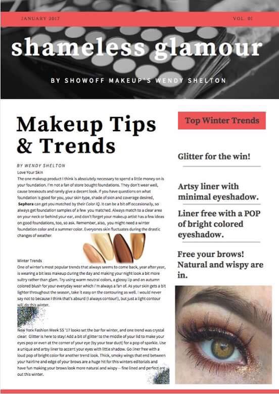 Showoff Makeup Publications