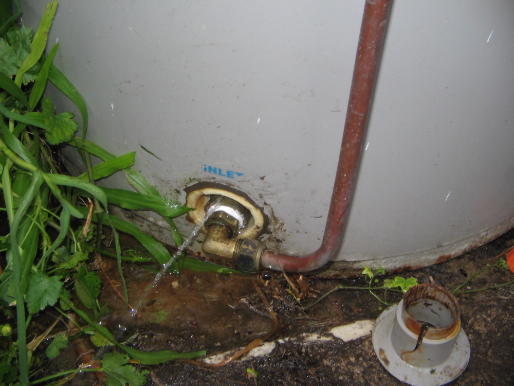 Leaking hot water tank (Copy)