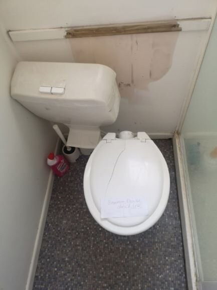 Toilet broken