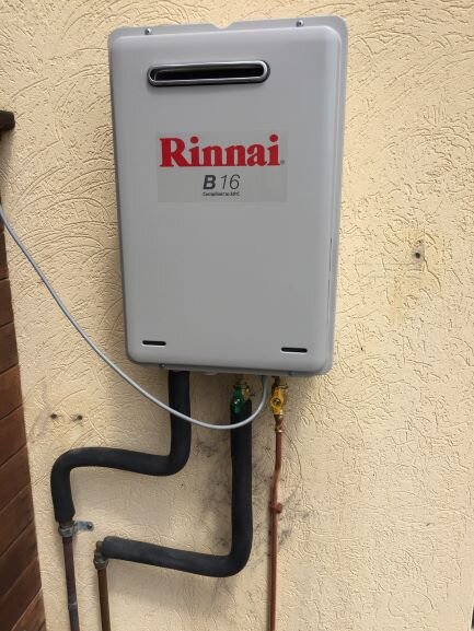 Rinnai hot water system