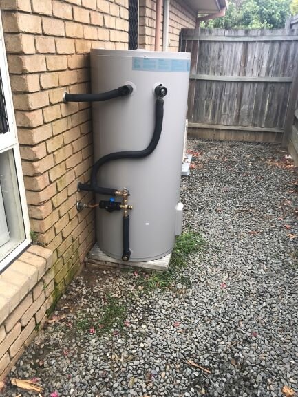 New hot water system 250 Litre