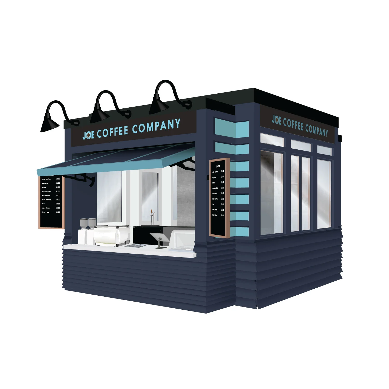  The original design I built in SketchUp. 