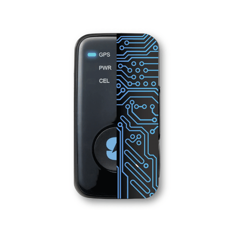  This animation I created lives on the company website and social pages, an ode to how much cool tech is contained in such a tiny package.  The lines of the circuit board mirror the GPS map node illustrations I developed as a core feature of the bran