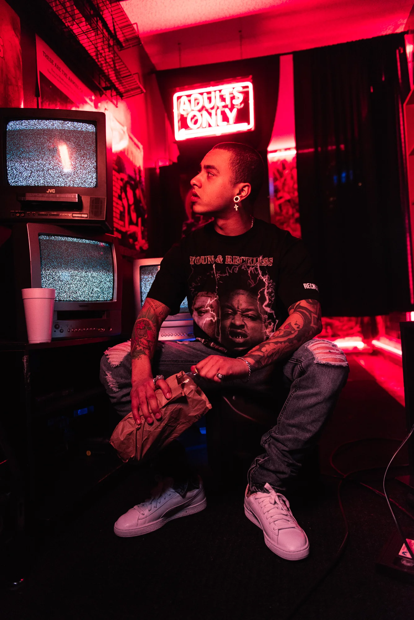  21 Savage’s persona as a gangster rapper is in line with the rebellious nature of Y&amp;R. 