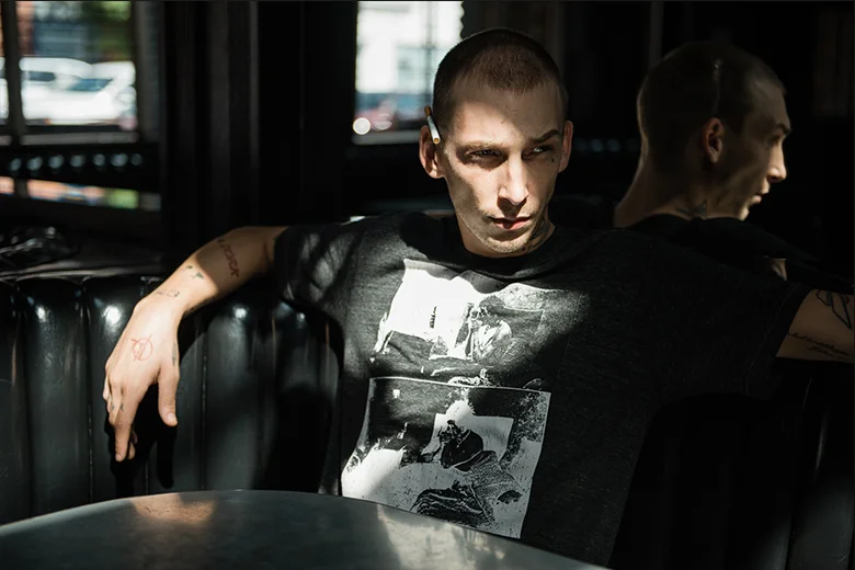  Graphics were paired down to 1 or 2 colors to really mirror vintage punk fashion. 