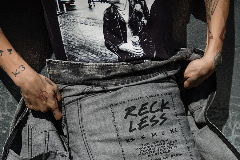  At Y&amp;R every detail counts. Here is a closeup of the care label using Dennis’ handwriting as the care instructions.  