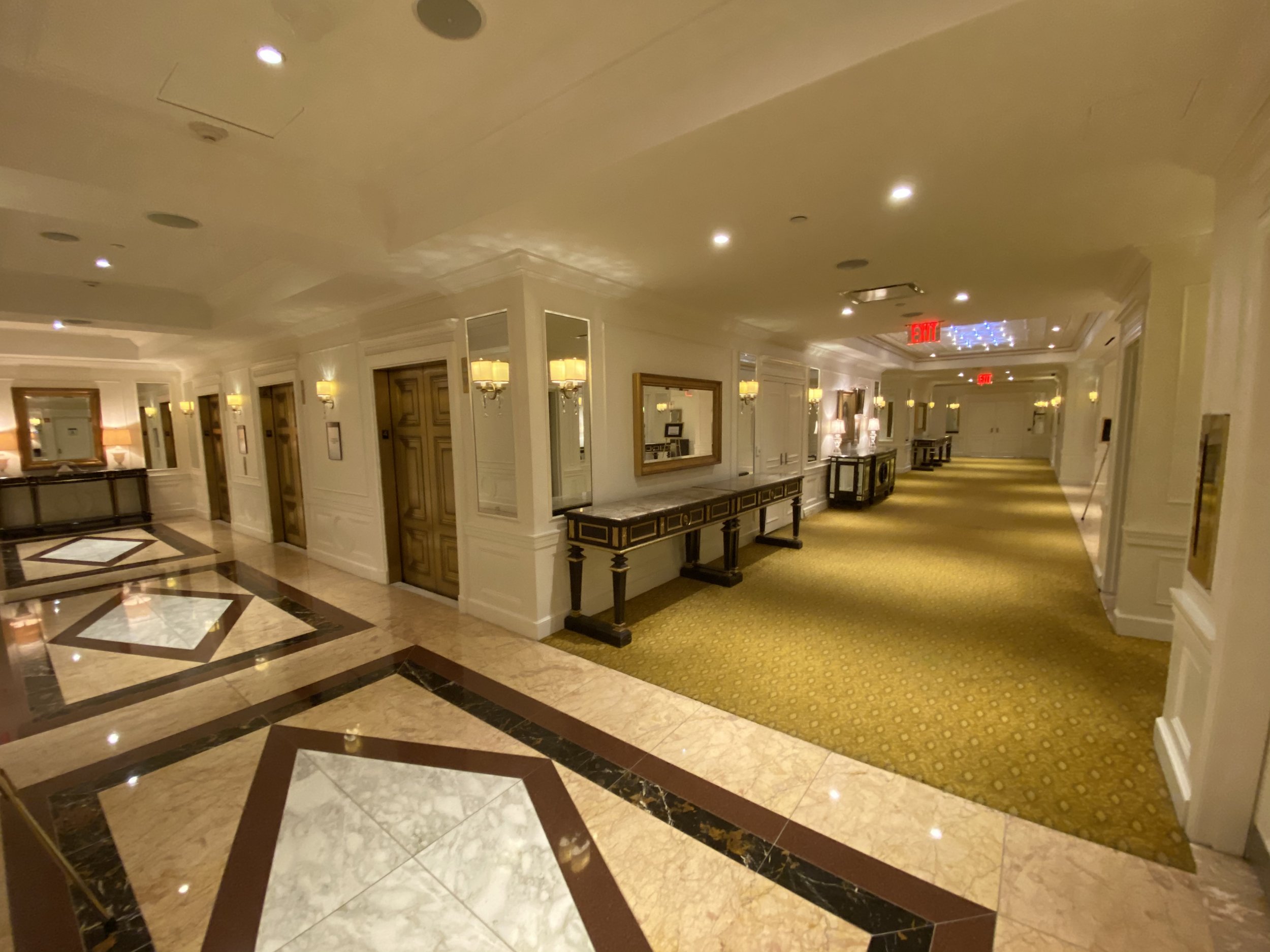 Corner - Banquet Elevators to Left
