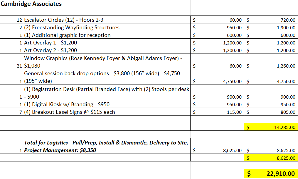 2023 Pricing