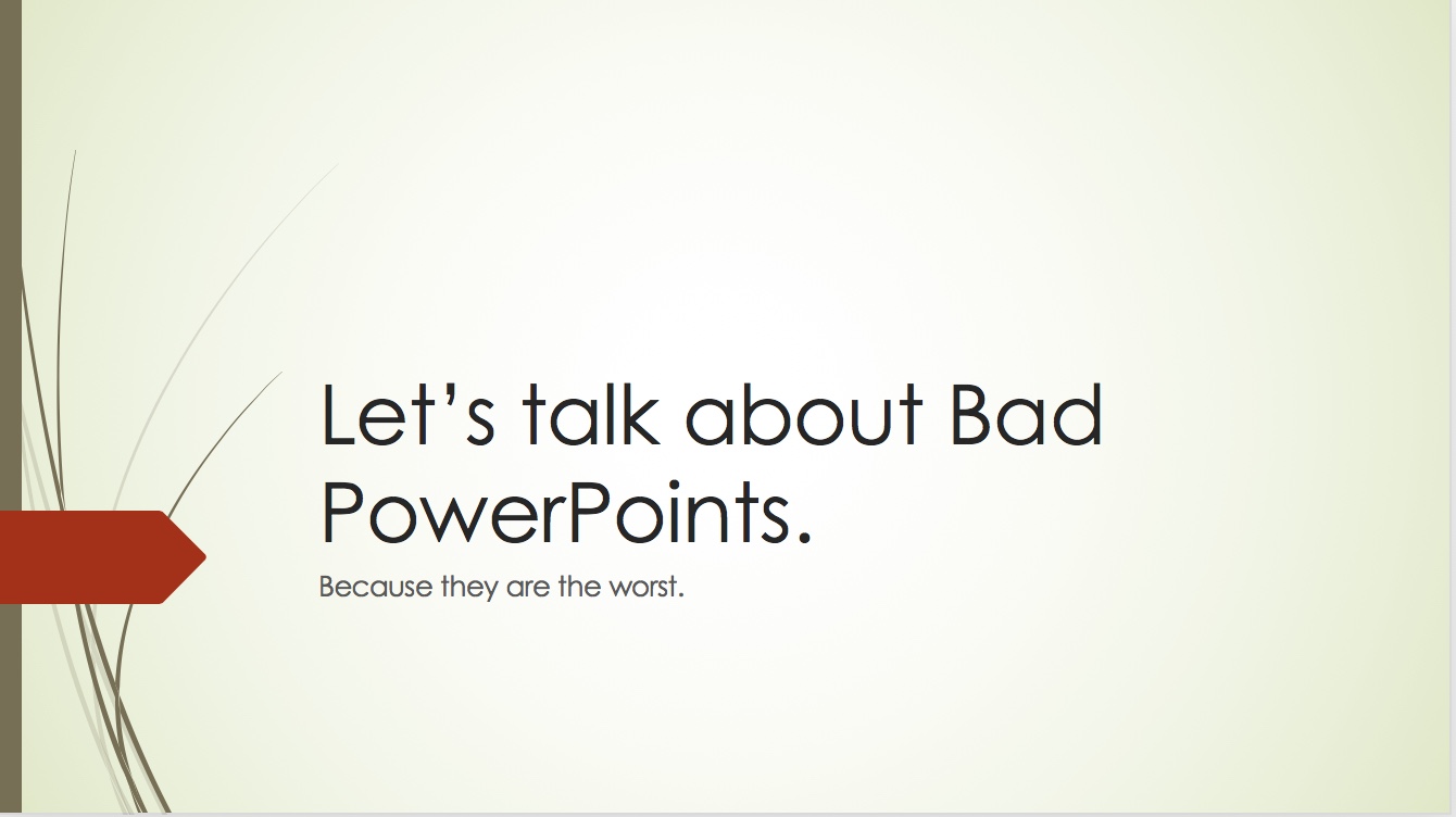 bad powerpoint presentation download
