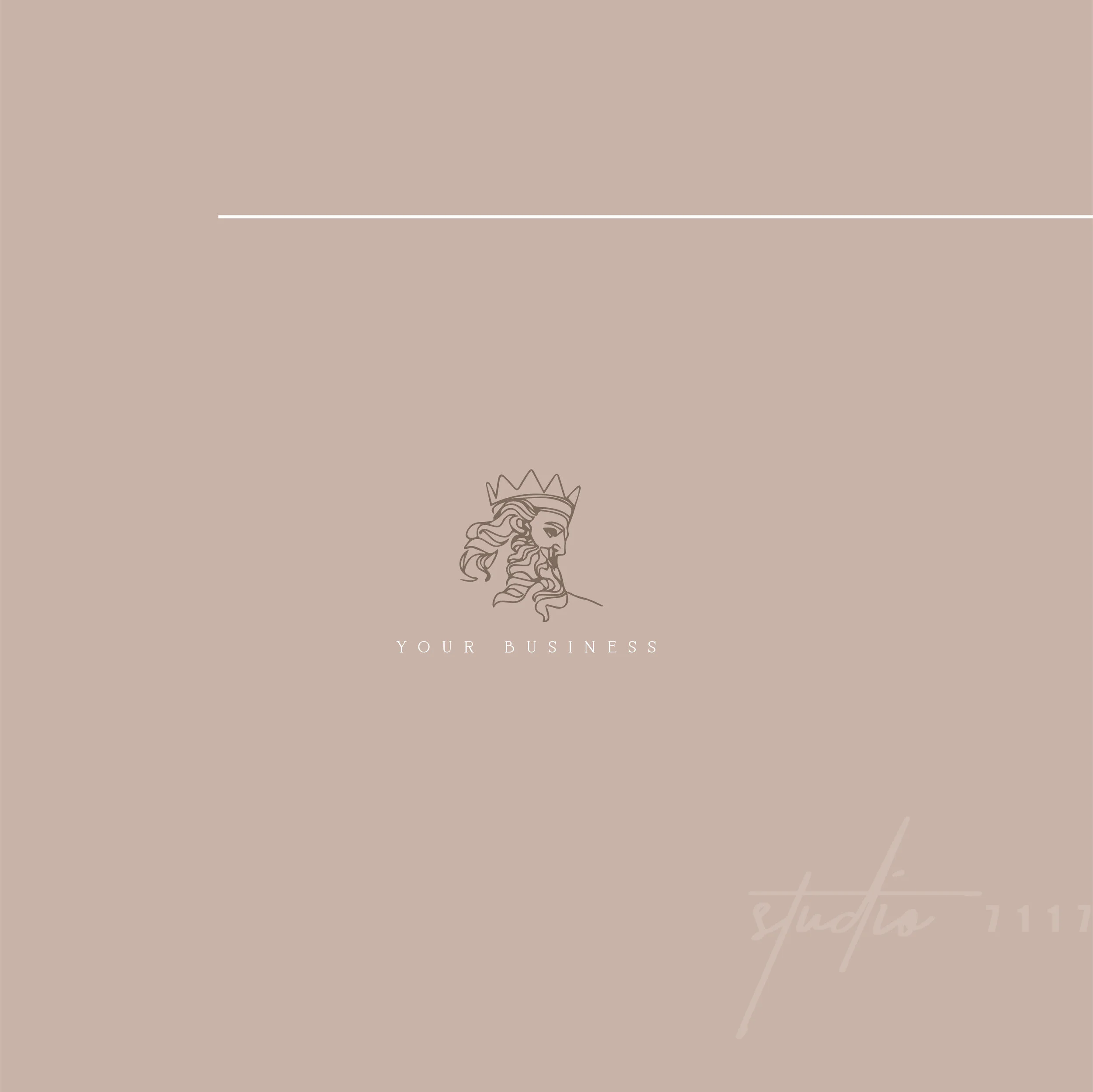 Pre-Made Masculine Logo