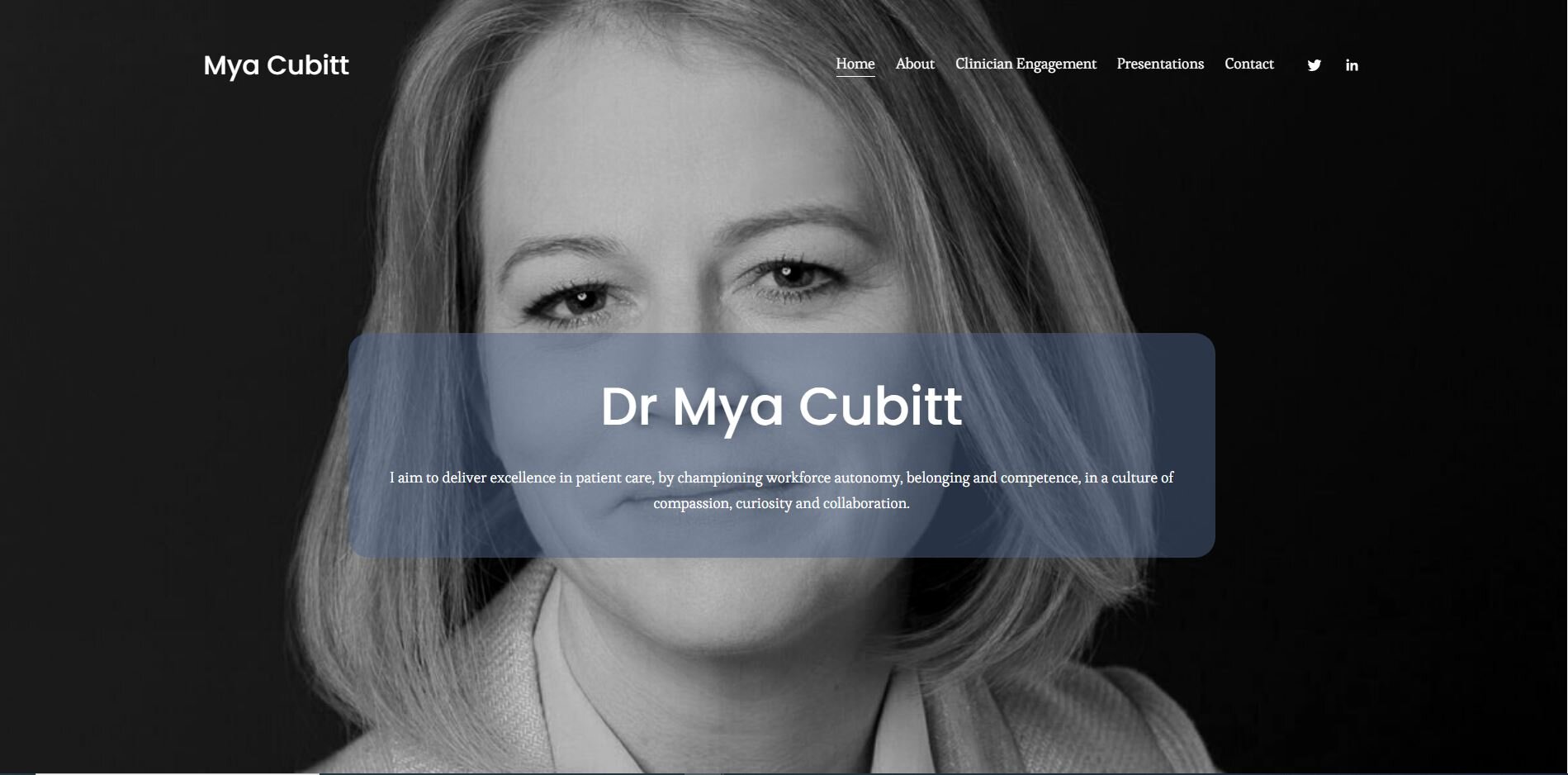   Dr Mya Cubitt  