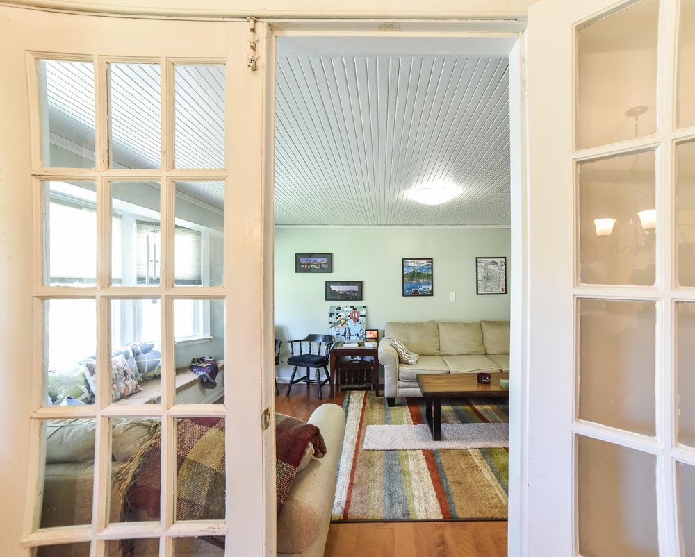 French Doors Lead to Addition